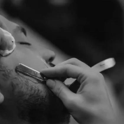 Imagem de Navalha barber estilosa ergonomica metal,