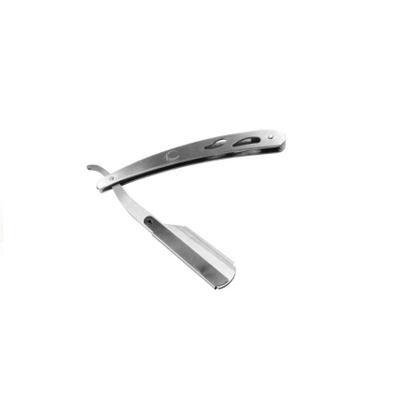 Imagem de Navalha de Barbear Profissional Aço Inox Navalhete de Acabamento Sobrancelha Barba Barbeiro