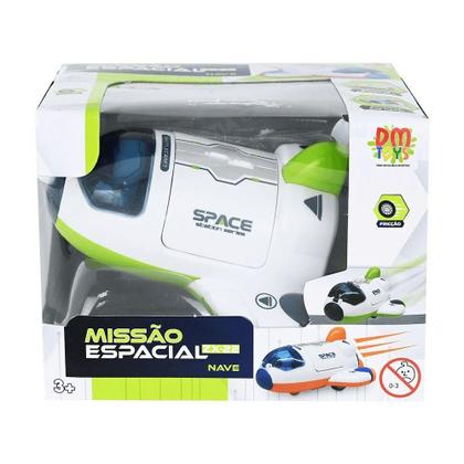 Nave Espacial de Brinquedo ZX22 com Fricção e Astronauta Que