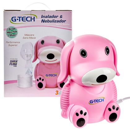 Imagem de Nebulizador Inalador Nebdog Infantil Superflow Bivolt G-Tech