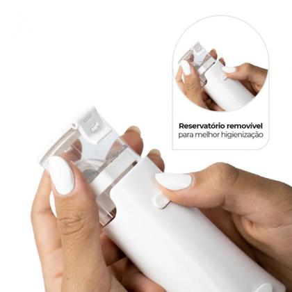 Imagem de Nebulizador Mesh Portátil Recarregável com Bateria de Lítio e USB-C Dellamed