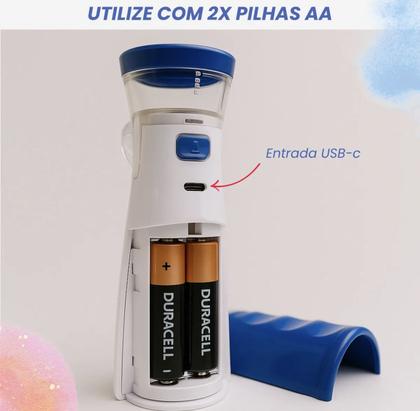 Imagem de Nebulizador Portátil Inalador Silencioso Sem Fio Infantil e Adulto Original Ultrassônico