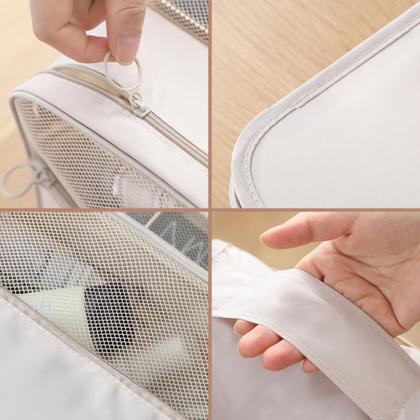 Imagem de Necessaire Feminina Com Gancho E Divisórias Organizadora