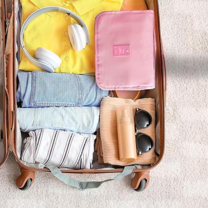 Imagem de Necessaire Feminina Com Gancho E Divisórias Organizadora