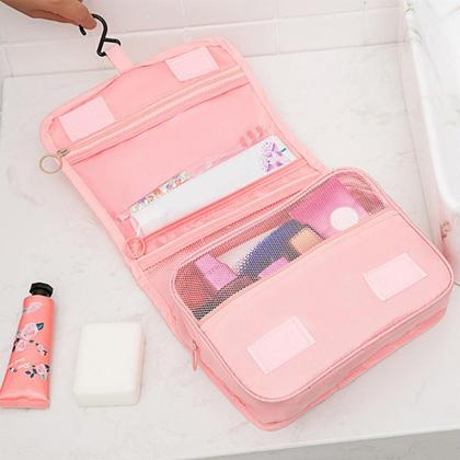 Imagem de Necessaire Feminina Com Gancho E Divisórias Organizadora