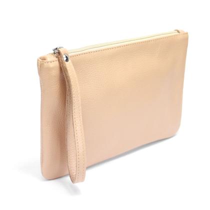 Imagem de Necessaire Feminina em Couro Legitimo Pequena para Cosméticos maquiagens documentos Road Seven