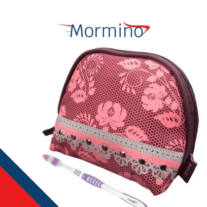 Imagem de Necessaire floral Porta Moeda Premium Feminina + Escova