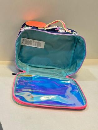 Imagem de Necessaire Grande Organizador Viagem Unicórnio Tennis Puket Azul-marinho Uni Tennis