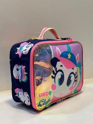 Imagem de Necessaire Grande Organizador Viagem Unicórnio Tennis Puket Azul-marinho Uni Tennis