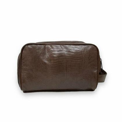 Imagem de Necessaire Multiuso com Divisórias Em Couro Paris Viccina