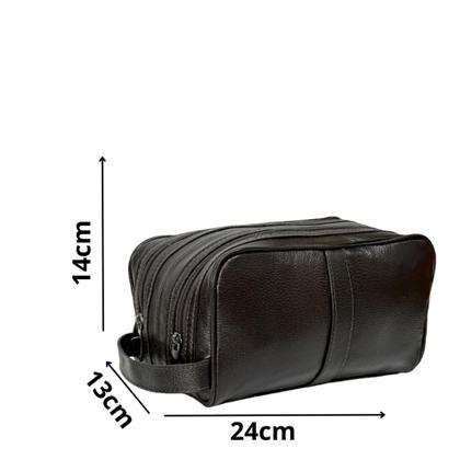 Imagem de Necessaire Multiuso com Divisórias Em Couro Paris Viccina