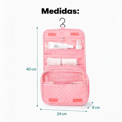 Imagem de Necessaire Organizadora Inteligente para Viagem com Gancho e Resistente à Água