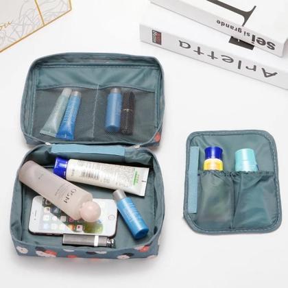 Imagem de Necessaire Para Maquiagem Estampada Com divisórias Y3926