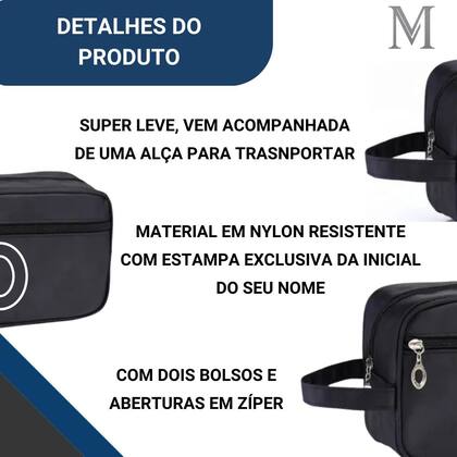 Imagem de Necessaire, Porta Escova e Saboneteira Personalizado Inicial