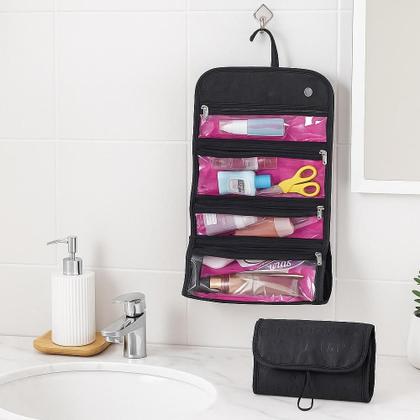 Imagem de Necessaire Viagem Maleta Frasqueira Rolinho Compacta Make