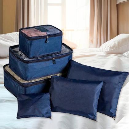 Imagem de Necessaire Viagem Organizador Moderna Unissex Com Bolsas