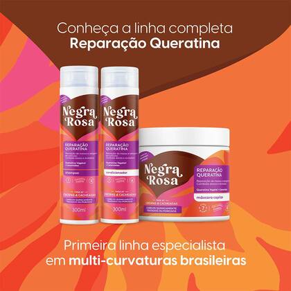 Imagem de Negra Rosa Reparação de Queratina Condicionador