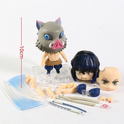 Imagem de Nendoroid Inosuke Hashibira Action Figure Articulado Anime Demon Slayer Boneco Kimetsu No Yaiba Com Acessorios Moveis