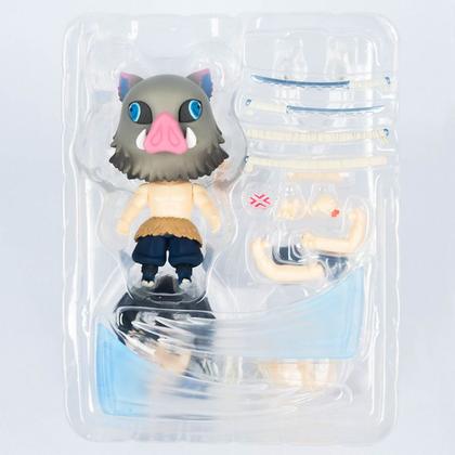 Imagem de Nendoroid Inosuke Hashibira Action Figure Articulado Anime Demon Slayer Boneco Kimetsu No Yaiba Com Acessorios Moveis