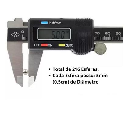 Imagem de Neocube Imã Bolinhas Magnéticas 216 Esferas Neodímio Com Latinha
