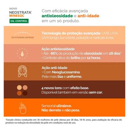 Imagem de Neostrata Minesol Oil Control Kit com 2 Unidades  Protetor Solar Facial FPS70 40g