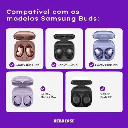 Imagem de  NERDCASE, Case, Capa, Capinha de Personagem Fofo Ursinho Pooh, Silicone Compatível Galaxy Buds 2/Pro/FE/Live, Amarela