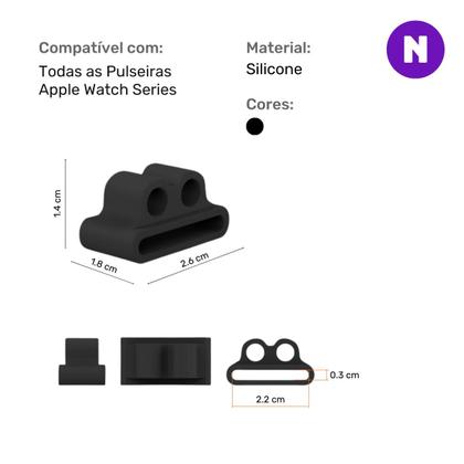 Imagem de NERDCASE, Suporte para Fones, Pulseira Smartwatch, Silicone Preto