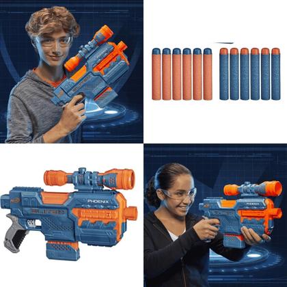 Nerf Elite 2.0 Phoenix C/ 12 Dardos 8+ E9962 Hasbro - Lançadores