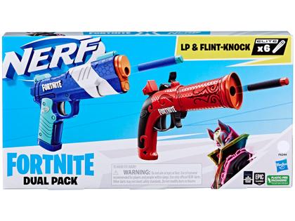 Nerf Fortnite Dual Pack Hasbro 8 Peças - Lançadores de Dardos