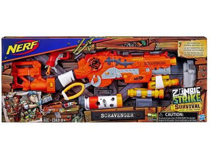 Nerf Zombie Strike Sistema Survival - Scravenger - Hasbro
