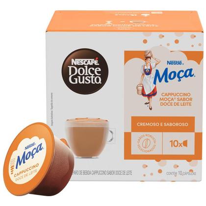 Imagem de NESCAFÉ DOLCE GUSTO Cappuccino Moça Doce de Leite 10 cápsulas