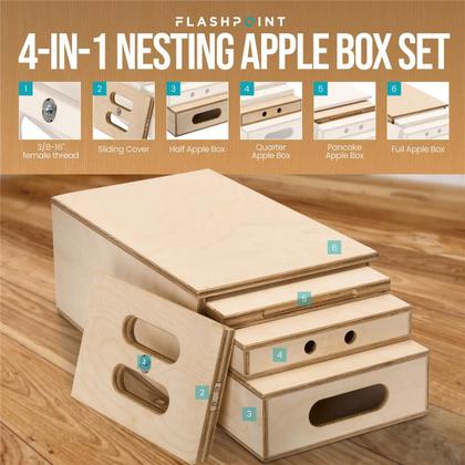 Imagem de Nesting Apple Box Set Flashpoint 4 em 1 para estúdio
