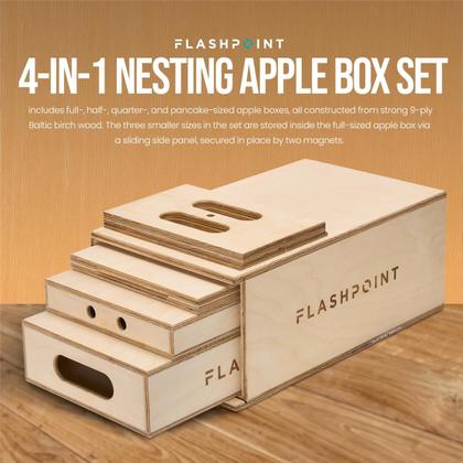 Imagem de Nesting Apple Box Set Flashpoint 4 em 1 para estúdio