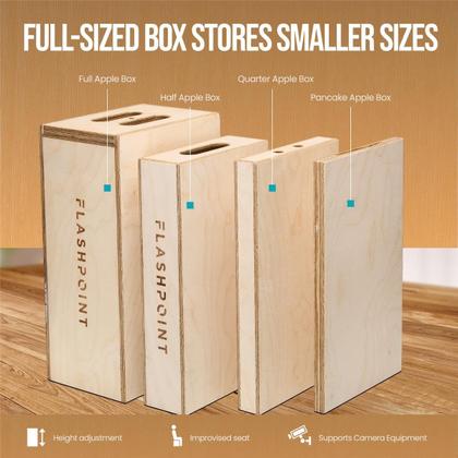 Imagem de Nesting Apple Box Set Flashpoint 4 em 1 para estúdio