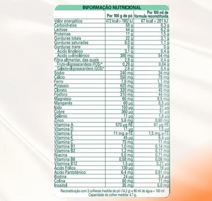 Imagem de Nestogeno 1 Nestle Fórmula Infantil 0-6 Meses 800g