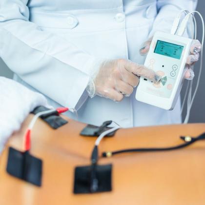Imagem de Neurodyn Portatil Ibramed TENS FES 2 Canais com Gel 1kg Bivolt Alivio da Dor Fisioterapia