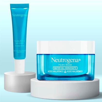 Imagem de Neutrogena Hydro Boost Kit - Gel Creme Hidratante para a Área dos Olhos + Hidratante Facial