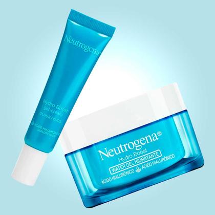 Imagem de Neutrogena Hydro Boost Kit - Gel Creme Hidratante para a Área dos Olhos + Hidratante Facial