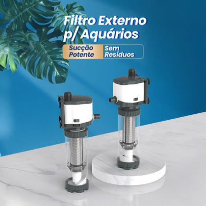 Imagem de Newpet 3 em 1 Banheiro para Peixes de Aquário  Coletor de Resíduos com Dreno Transparente