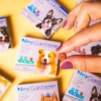 Imagem de Nexgard Cães 10,1 a 25kg 1 Tablete Mastigável Palatável Anti Pulgas Carrapatos