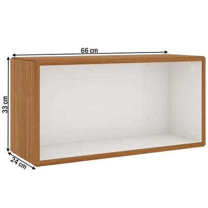 Imagem de Nicho 100% Mdf 66 Cm Tb156 Freijo/Off White - Dalla Costa