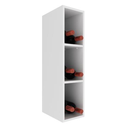 Imagem de Nicho Adega para Cozinha 20cm 3 Prateleiras MDF Branco CZ3318
