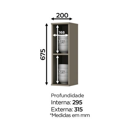 Imagem de Nicho Aéreo 20cm Connect Henn - Duna