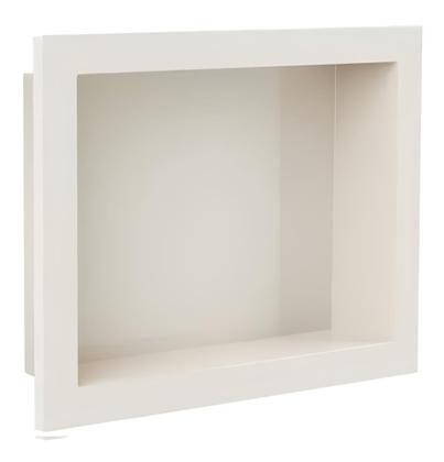 Imagem de Nicho Banheiro Tipo Porcelanato Parede Embutir 30x40cm Preto - GERPLAST