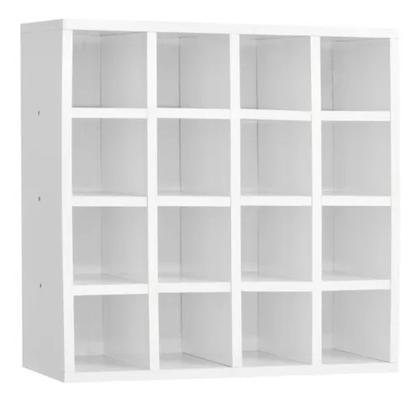 Imagem de Nicho De Parede Porta Toalha Com 16 Divisões Para Salão  De Beleza Leartam Móveis