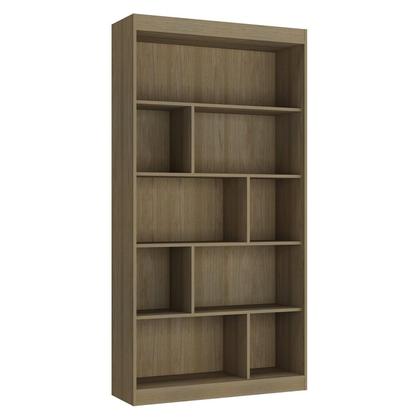 Imagem de Nicho Infantil Organizador 4 Prateleiras Olivia Espresso Móveis Nogal/nogal
