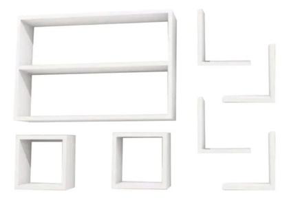 Imagem de Nicho Kit 7 Prateleira Mdf Branco 10cm Profundidade 100% Mdf