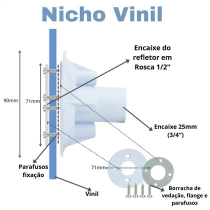 Imagem de Nicho Luminaria Led Piscina De Vinil