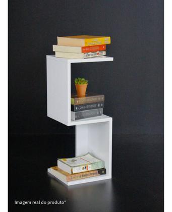 Imagem de Nicho Mesa Cabeceira S 24x24x60 Quarto Decoração - Branco