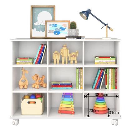 Imagem de Nicho Multifuncional Com Rodízios Toys 6 Gavetas Branco